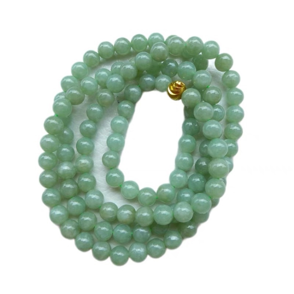 Natural Grade A Type Jadeite Burmese jade necklace